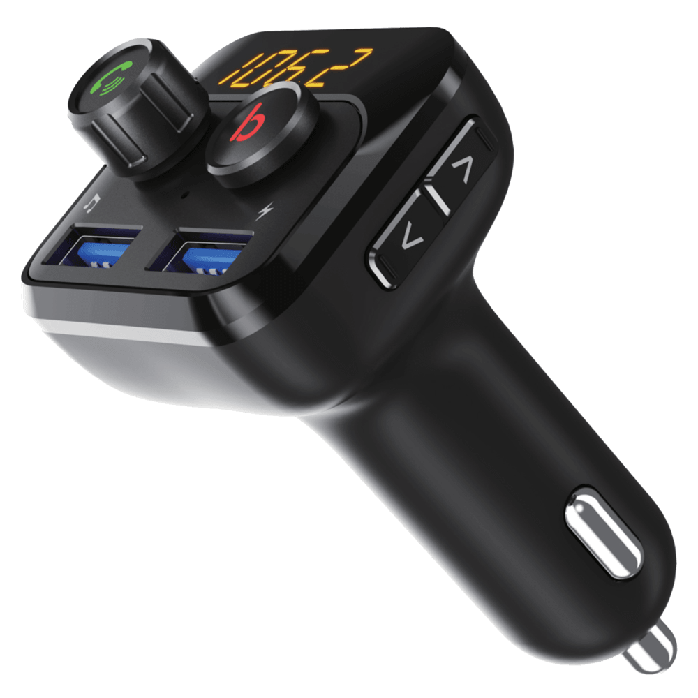 AMPD A2DP Wireless BT5.0 FM Music Adapter Black