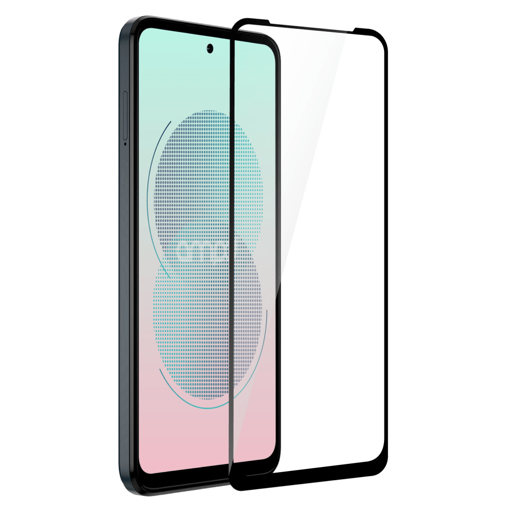 AMPD 3D Full Faced Impact Glass Screen Protector with Black Border for Motorola Moto G 5G (2023) Clear