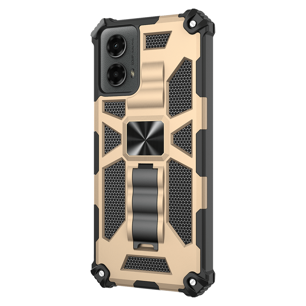 AMPD Dual Layer Kickstand Spiderweb Case for Motorola Moto G 5G (2024)