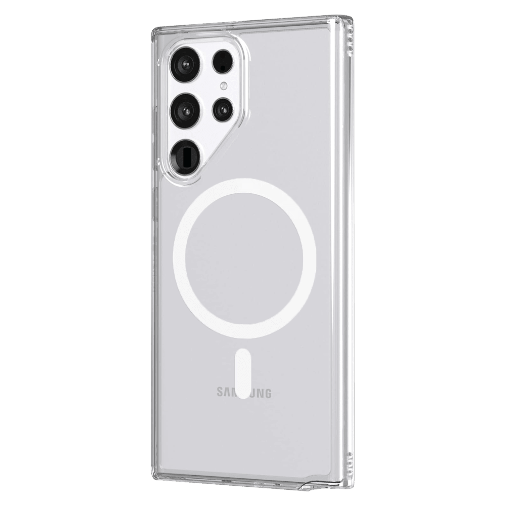AMPD TPU / Acrylic Crystal Clear MagSafe Case for Samsung Galaxy S22 Ultra