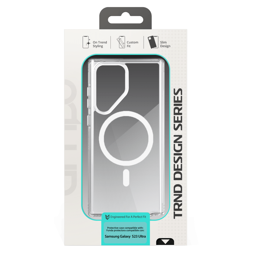 AMPD TPU / Acrylic Crystal Clear MagSafe Case for Samsung Galaxy S23 Ultra