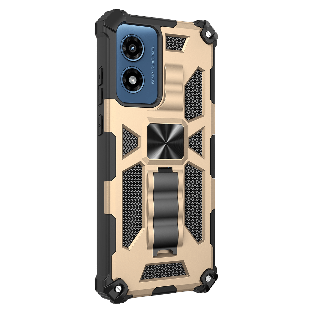 AMPD Dual Layer Kickstand Spiderweb Case for Motorola Moto G Stylus 5G (2024)
