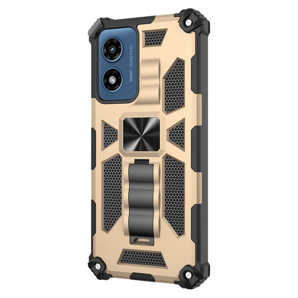 AMPD Dual Layer Kickstand Spiderweb Case for Motorola Moto G Stylus 5G (2024)