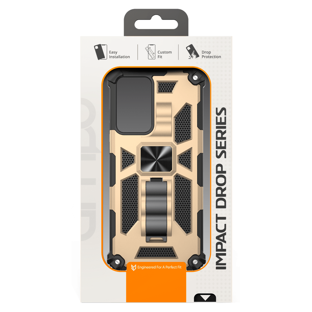 AMPD Dual Layer Kickstand Spiderweb Case for Motorola Moto G Stylus 5G (2024)