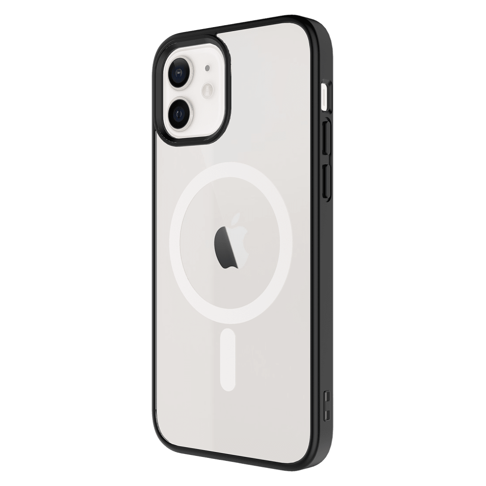AMPD TPU / Acrylic Hard Shell MagSafe Case with Colored Bumper for Apple iPhone 12 / iPhone 12 Pro
