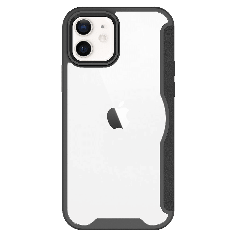 AMPD TPU / Acrylic Flip Wallet Case for Apple iPhone 12