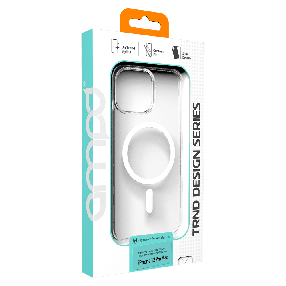 AMPD TPU / Acrylic Crystal Clear MagSafe Case for Apple iPhone 12 Pro Max