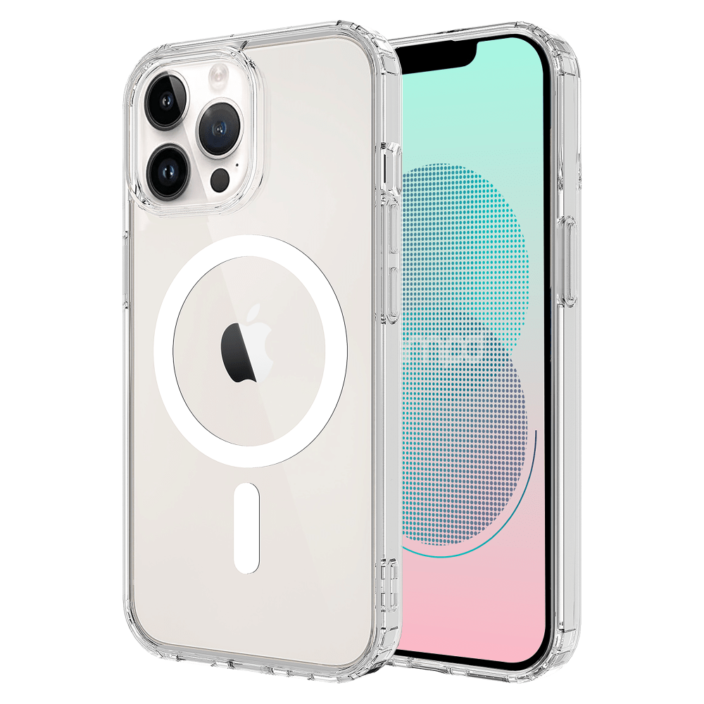 AMPD TPU / Acrylic Crystal Clear MagSafe Case for Apple iPhone 13 Pro