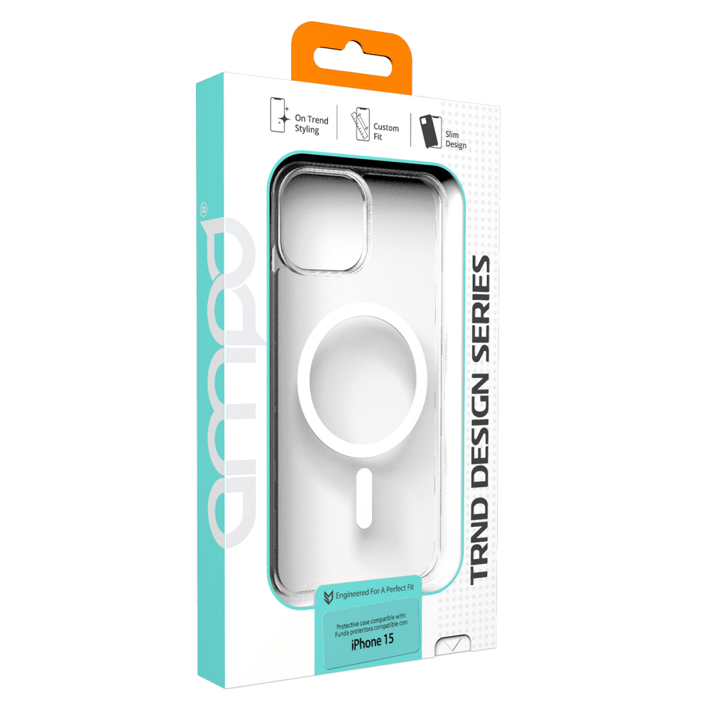 AMPD TPU / Acrylic Crystal Clear MagSafe Case for Apple iPhone 15