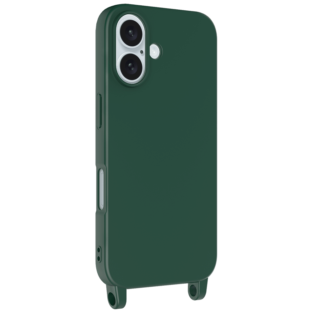 AMPD Real Feel TPU Crossbody Strap Case for Apple iPhone 16