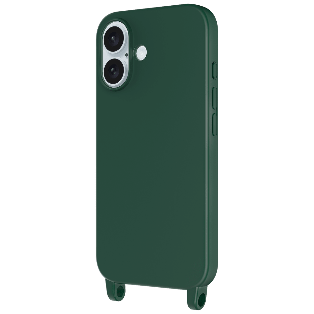 AMPD Real Feel TPU Crossbody Strap Case for Apple iPhone 16