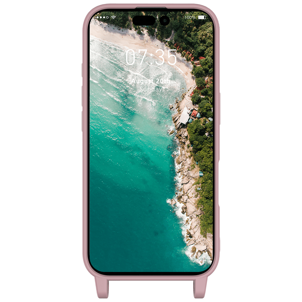 AMPD Real Feel TPU Crossbody Strap Case for Apple iPhone 16
