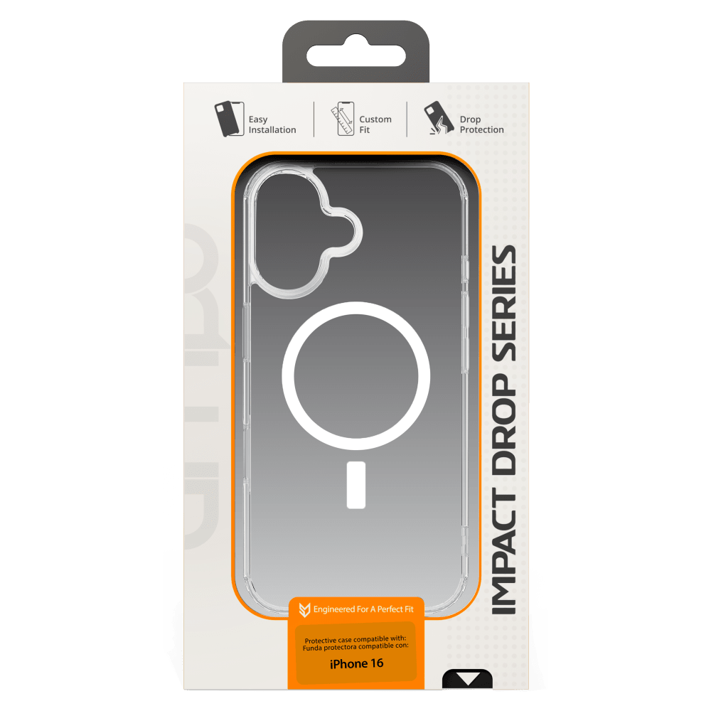 AMPD TPU / Acrylic Crystal Clear MagSafe Case for Apple iPhone 16