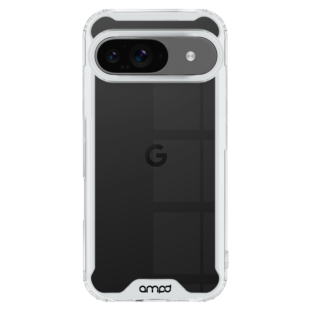 AMPD TPU / Acrylic Crystal Clear Case for Google Pixel 9 / Pixel 9 Pro