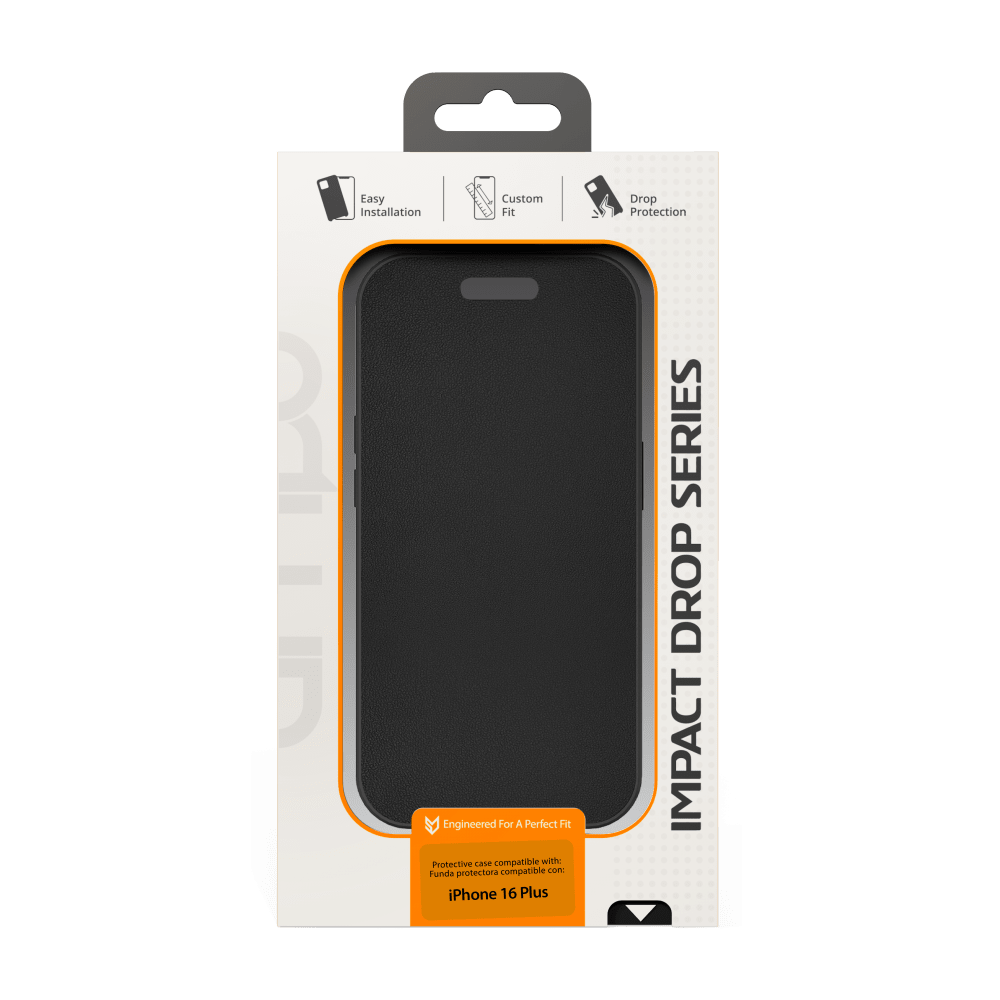 AMPD TPU / Acrylic Wallet Flip MagSafe Case for Apple iPhone 16 Plus