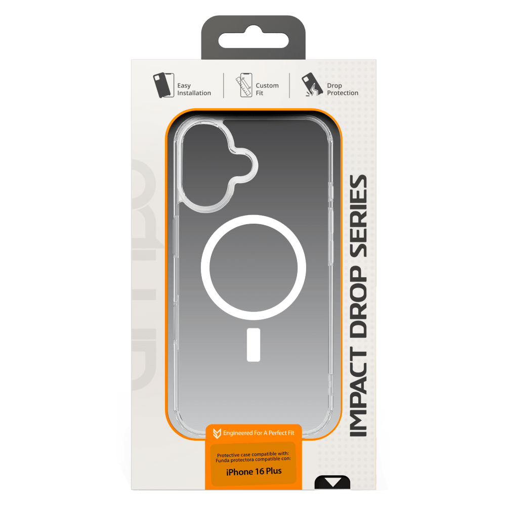AMPD TPU / Acrylic Crystal Clear MagSafe Case for Apple iPhone 16 Plus