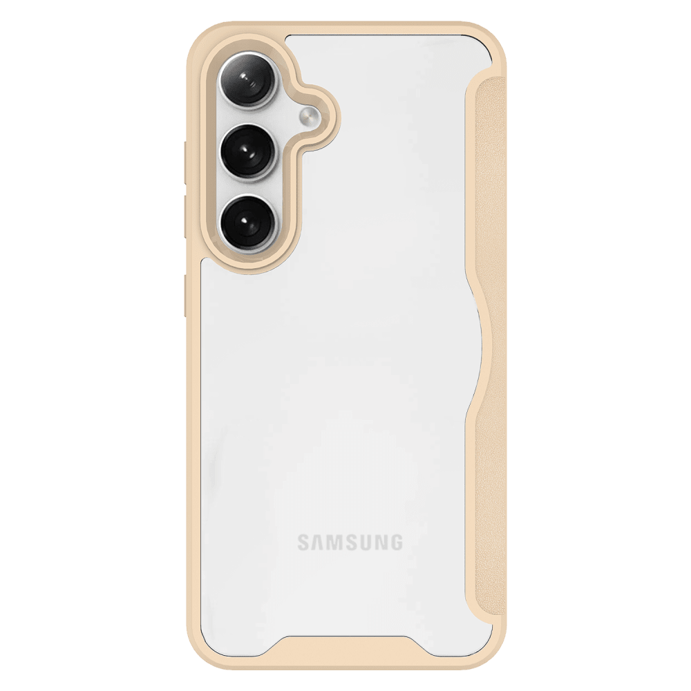 AMPD TPU / Acrylic Flip Wallet MagSafe Case for Samsung Galaxy S24