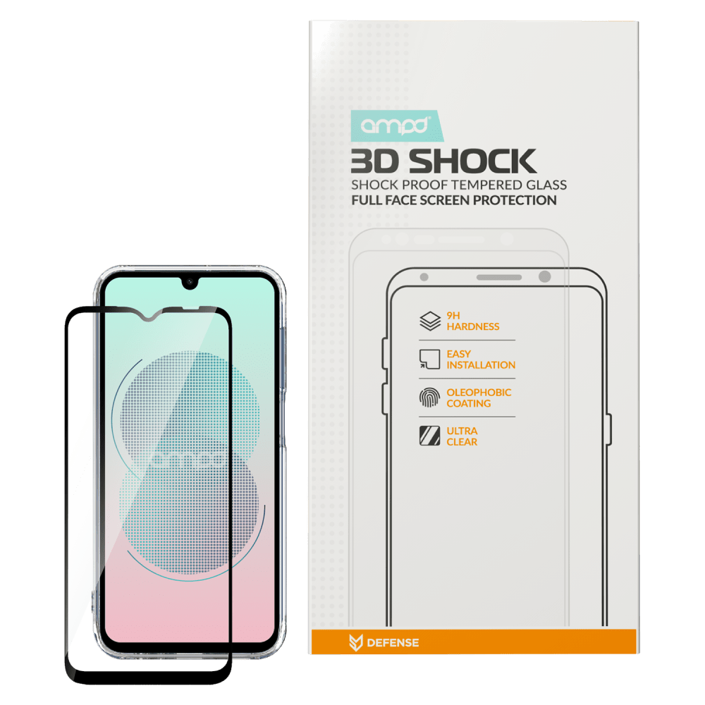 AMPD 3D Full Faced High Impact Tempered Glass Screen Protector for Samsung Galaxy S24 FE