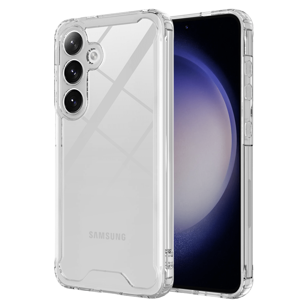 AMPD TPU / Acrylic Crystal Clear Case for Samsung Galaxy S24 FE