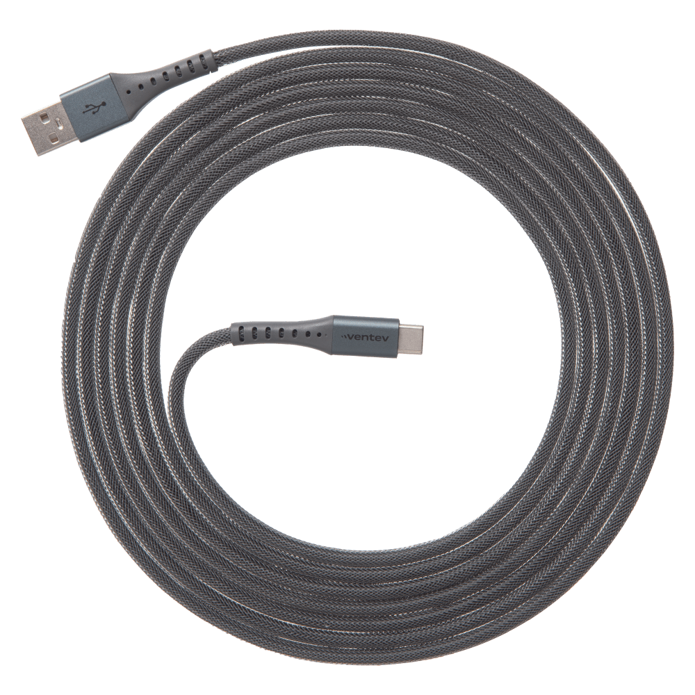 Ventev Chargesync Alloy USB A to USB C Cable 10ft