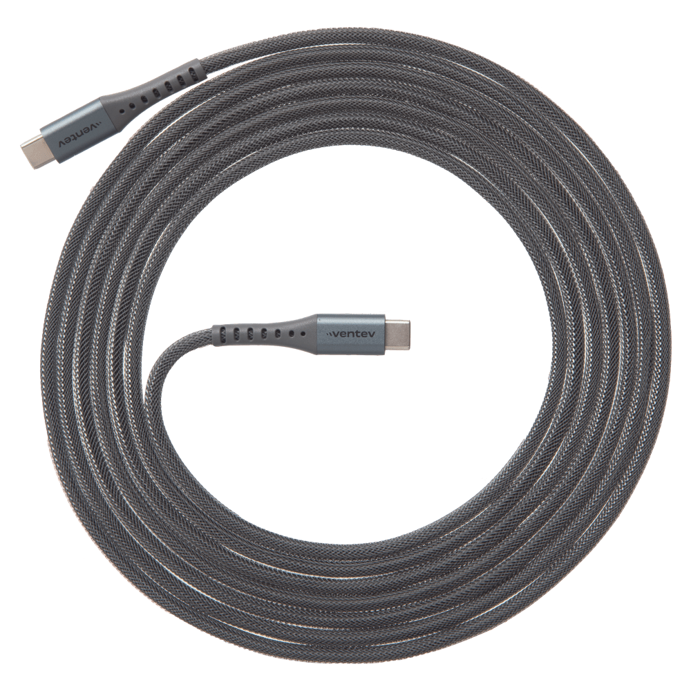 Ventev Alloy USB C to USB C High Speed Ultradurable Cable 10ft