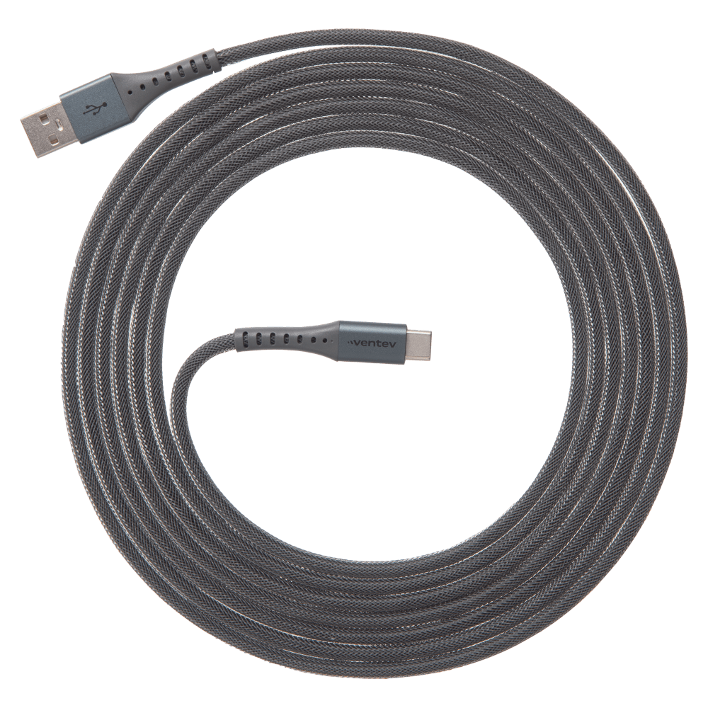 Ventev Alloy USB A to USB C High Speed Ultradurable Cable 10ft