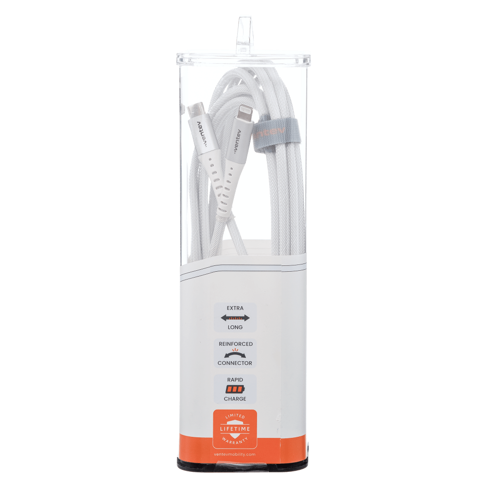 Ventev chargesync alloy USB C to Apple Lightning Cable 10ft