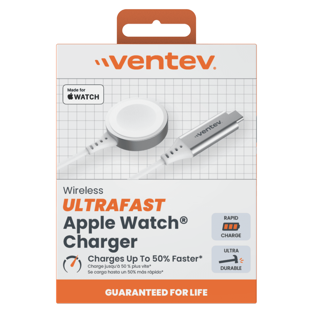 Apple MFi Fast Apple Watch Charging Cable 3.3ft White