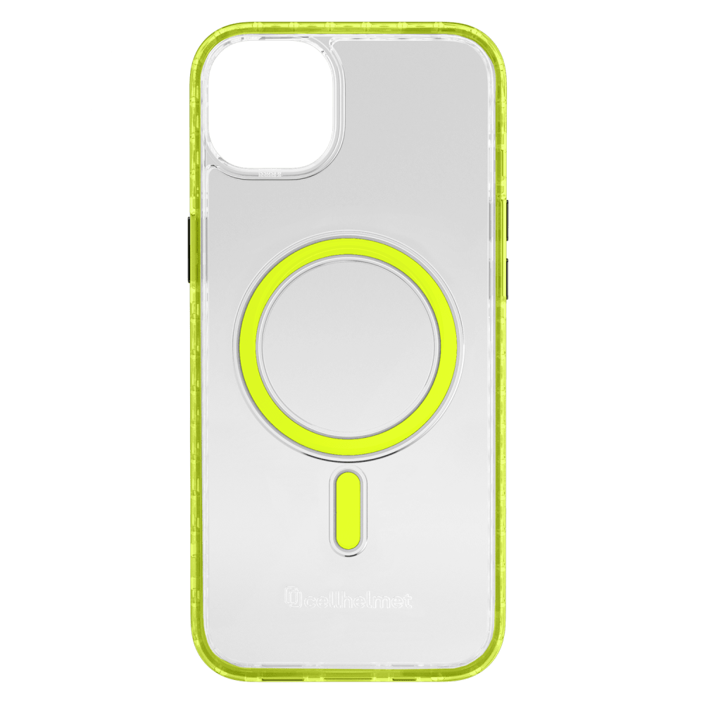 cellhelmet Magnitude MagSafe Case for Apple iPhone 14 Plus Electric Lime