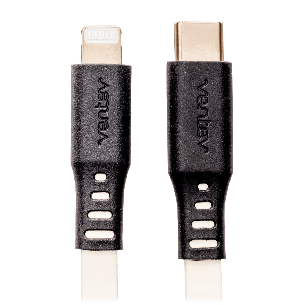 Ventev chargesync USB C to Apple Lightning Cable 3.3ft White