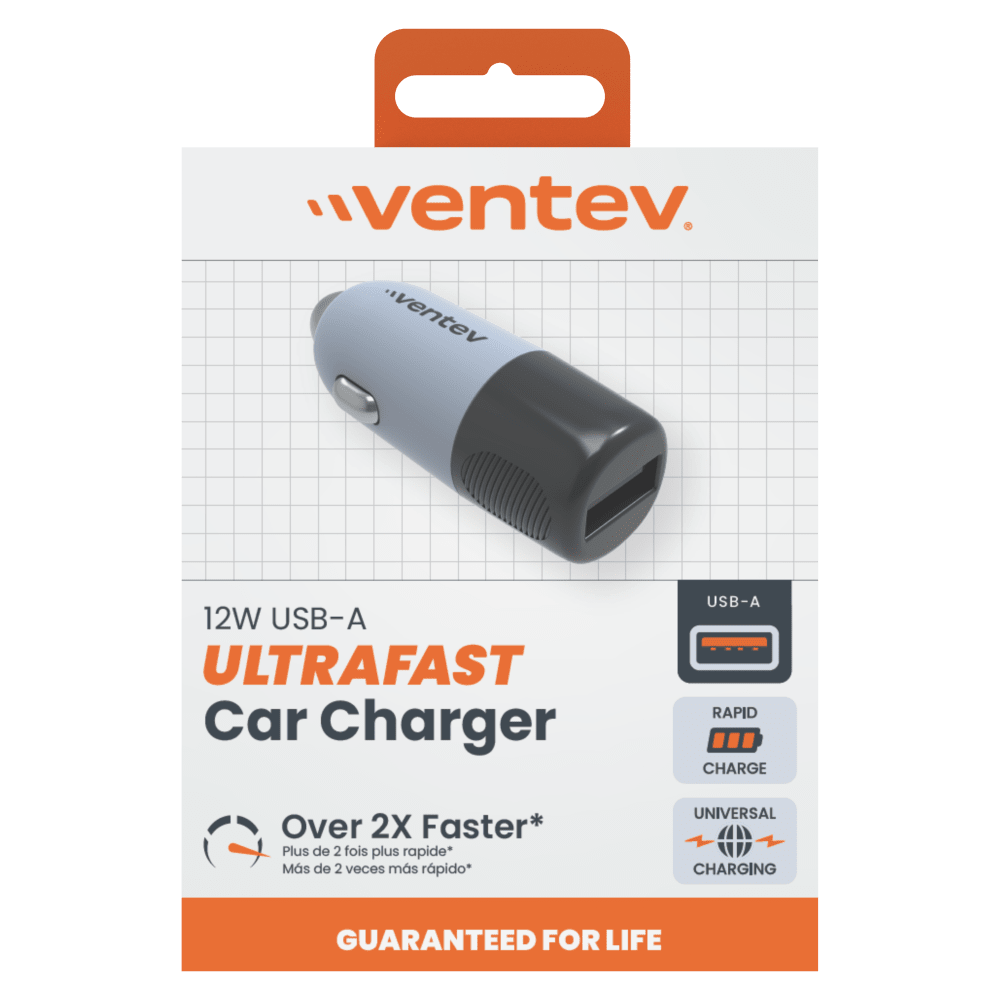 Ventev 12W USB A Universal Car Charger