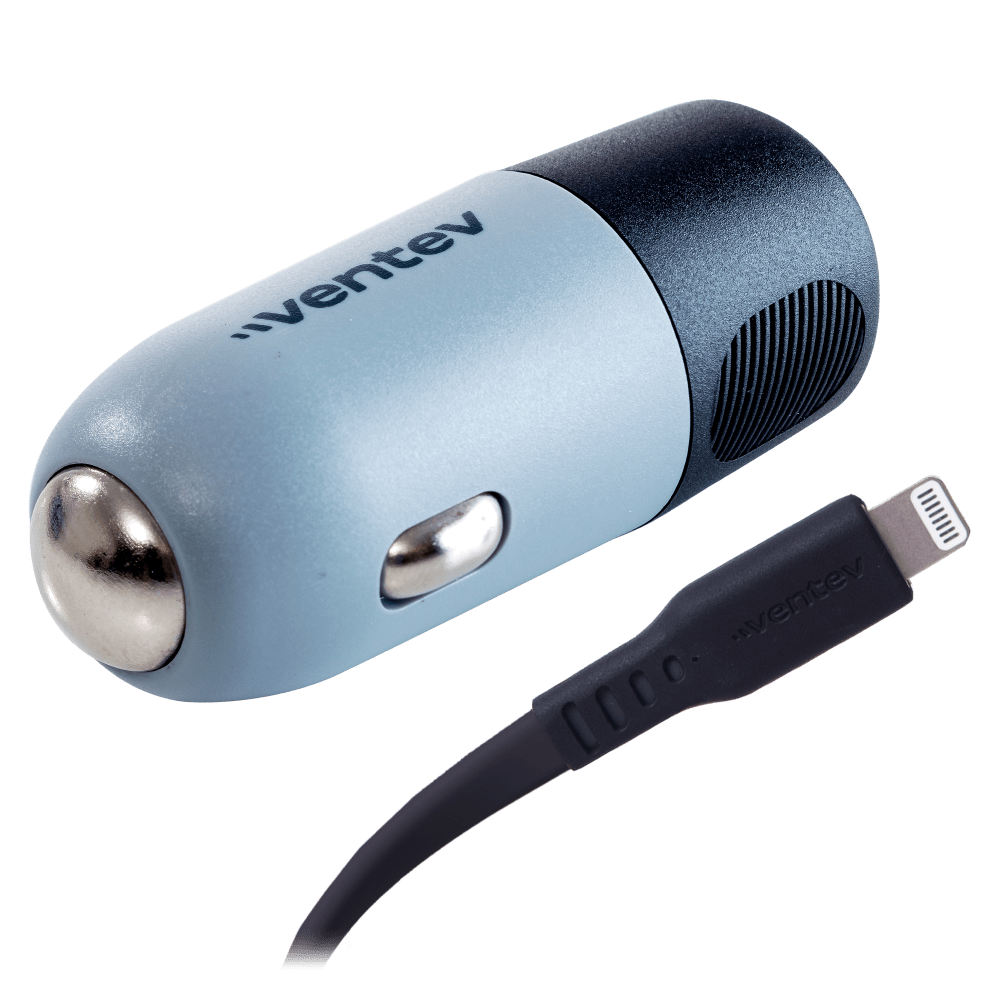 Ventev 20W USB C PD Car Charger and C to Apple Lightning Cable