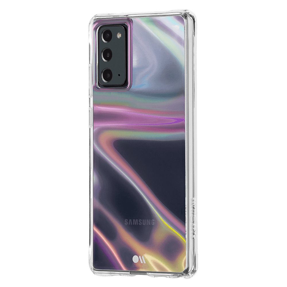 Case-Mate Soap Bubble Case with MicroPel for Samsung Galaxy Note20 5G Iridescent