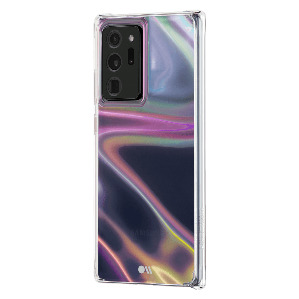 Case-Mate Soap Bubble Case with MicroPel for Samsung Galaxy Note20 Ultra 5G Iridescent