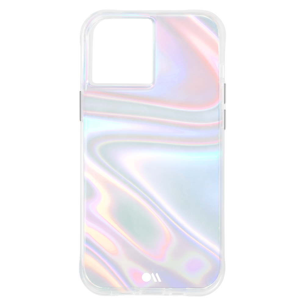 Case-Mate Soap Bubble Case with MicroPel for Apple iPhone 12 Pro Max Iridescent