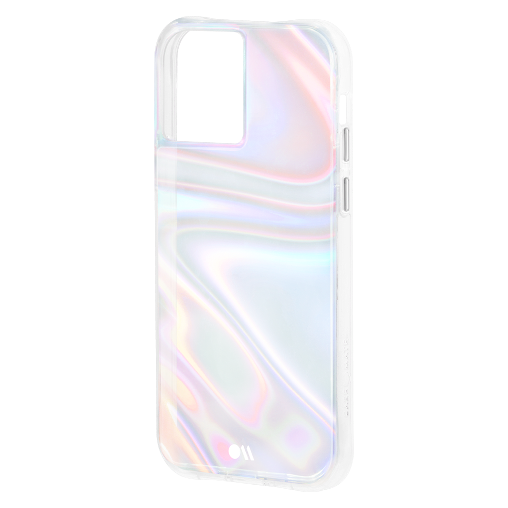 Case-Mate Soap Bubble Case with MicroPel for Apple iPhone 12 Pro Max Iridescent