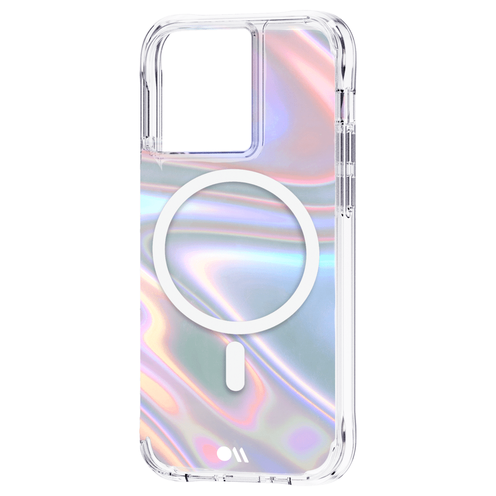 Case-Mate Soap Bubble MagSafe Case for Apple iPhone 13 Pro Iridescent