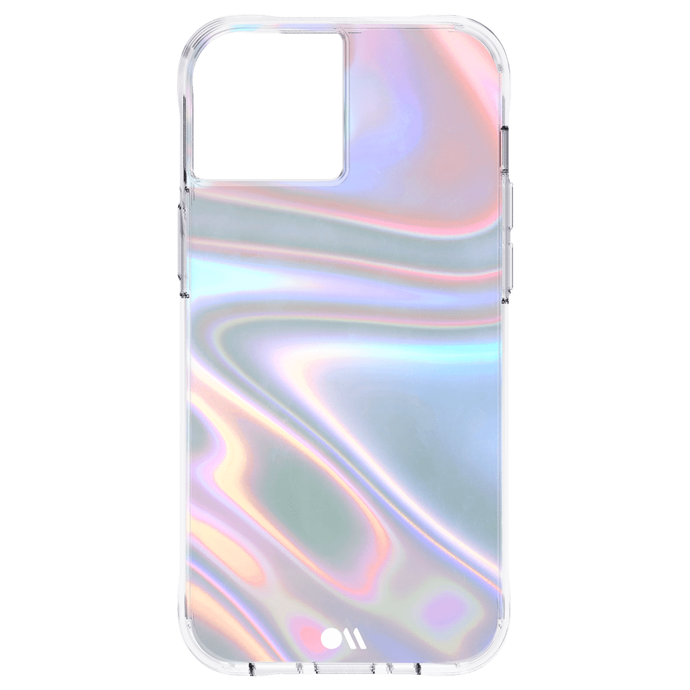 Case-Mate Soap Bubble Case with MicroPel for Apple iPhone 13 Iridescent