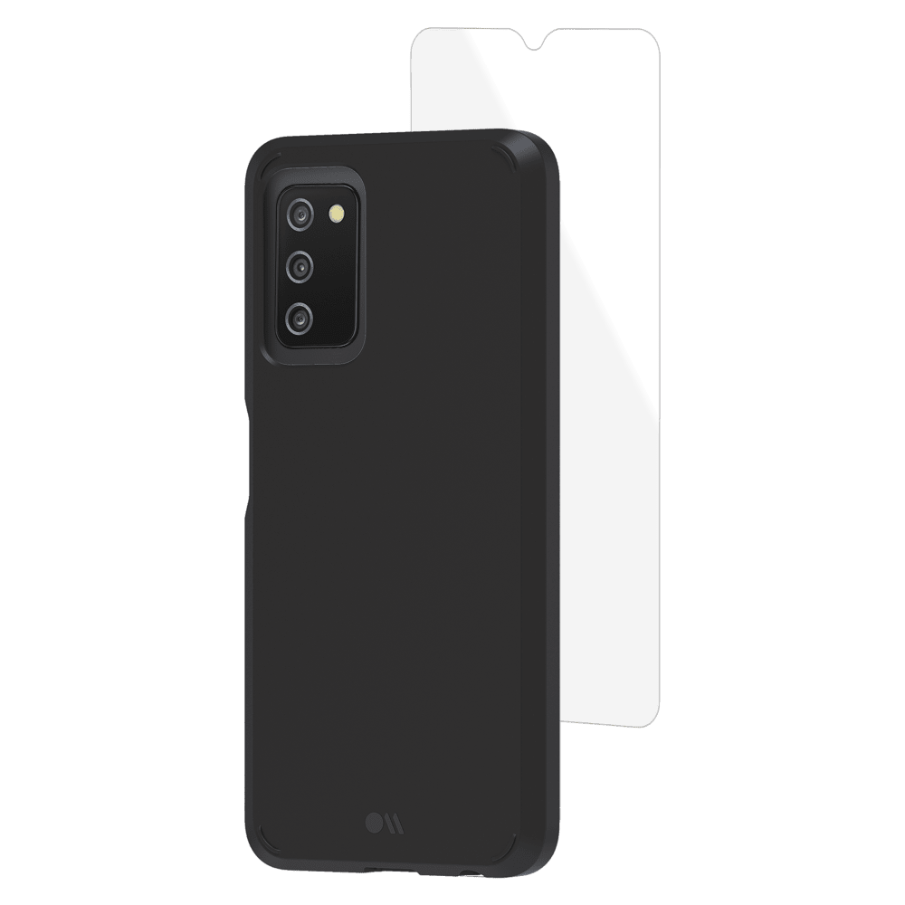 Case-Mate Protection Pack Tough Case and Glass Screen Protector for Samsung Galaxy A03s