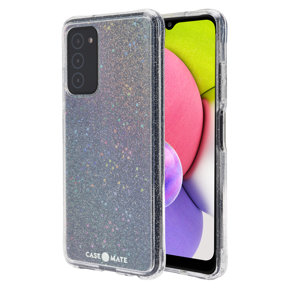 Case-Mate Sheer Crystal Case for Samsung Galaxy A03s Clear