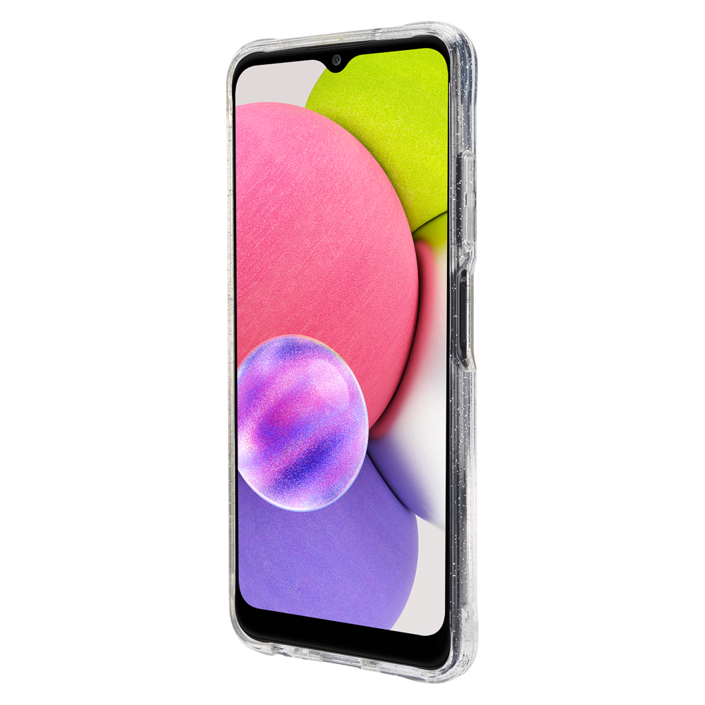 Case-Mate Sheer Crystal Case for Samsung Galaxy A03s Clear