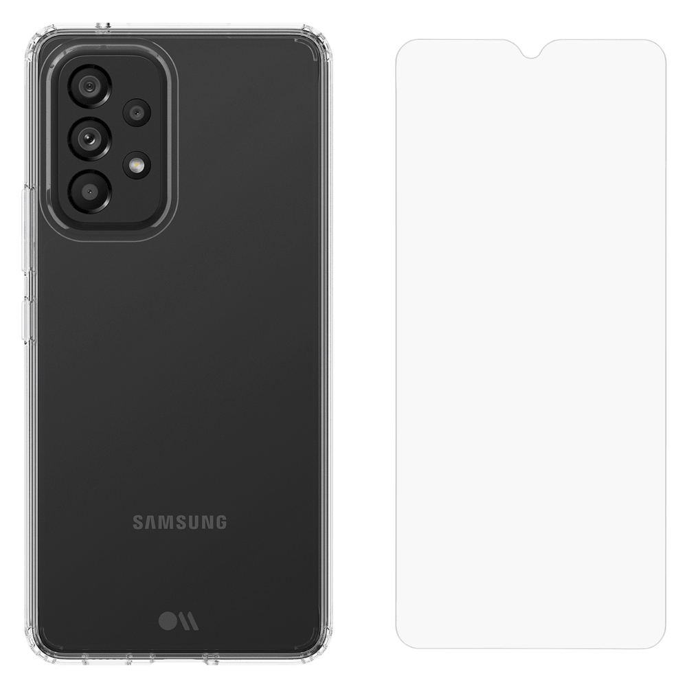 Case-Mate Protection Pack Tough Case and Glass Screen Protector for Samsung Galaxy A53 5G