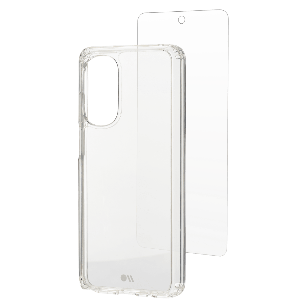 Case-Mate Protection Pack Tough Case and Glass Screen Protector for Motorola Moto G Stylus 5G (2022) / Moto G Stylus (2022)