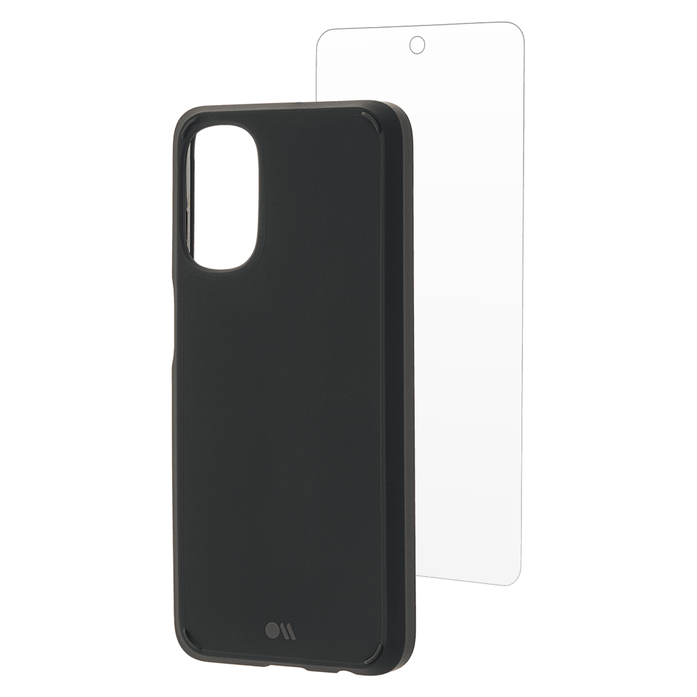 Case-Mate Protection Pack Tough Case and Glass Screen Protector for Motorola Moto G 5G (2022)