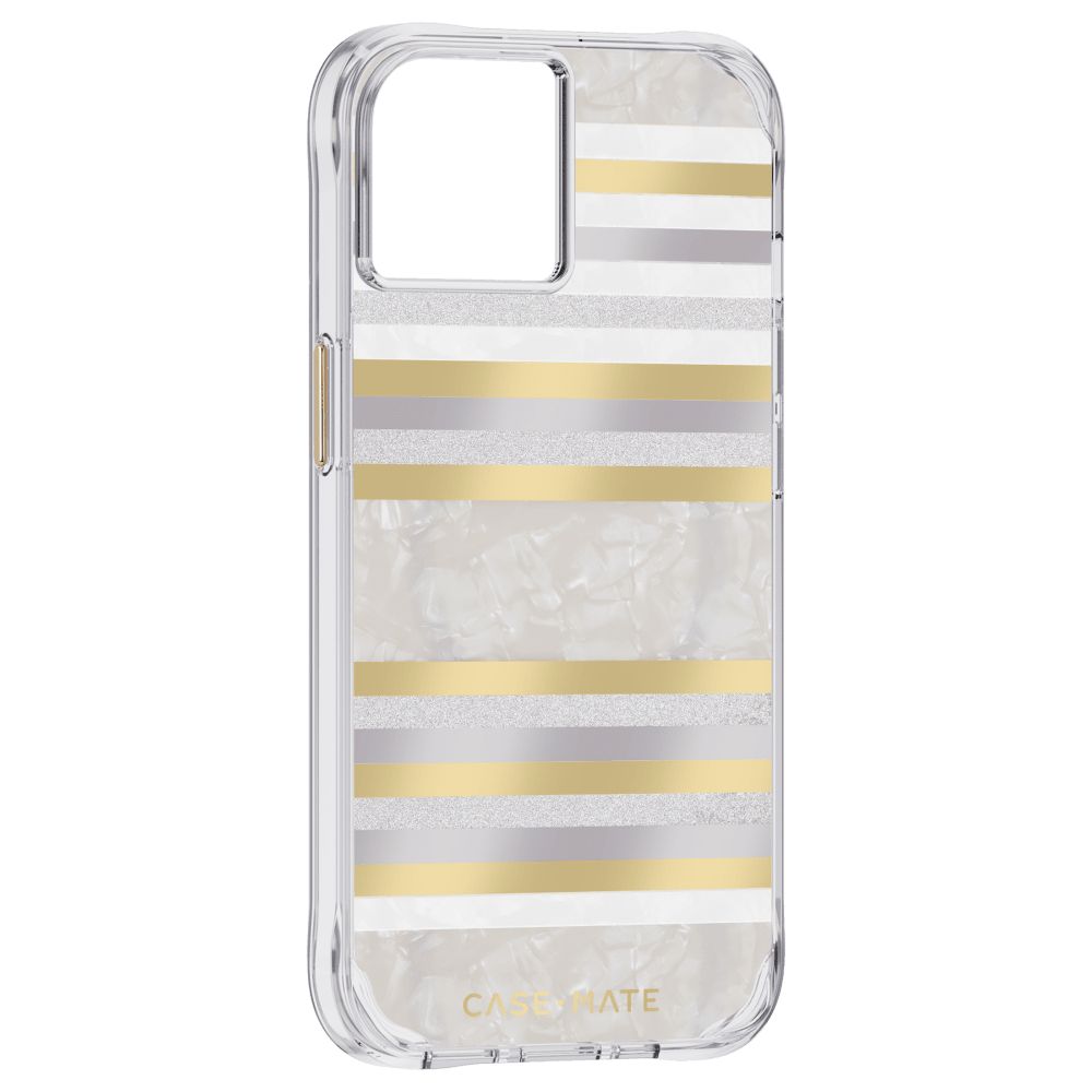 Case-Mate Pearl MagSafe Case for Apple iPhone 14 / 13 Pearl Stripes