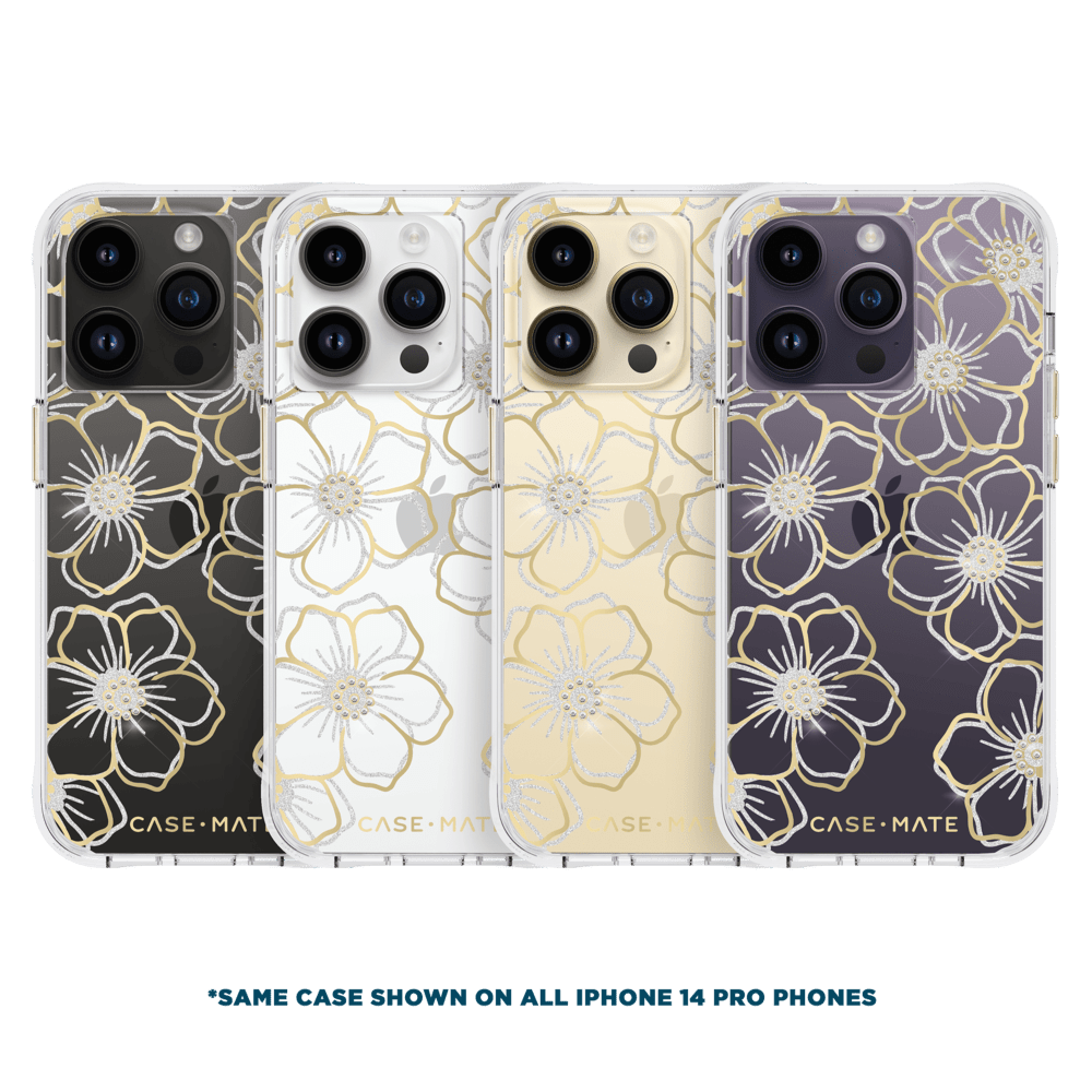 Case-Mate Floral Gems Case for Apple iPhone 14 Pro