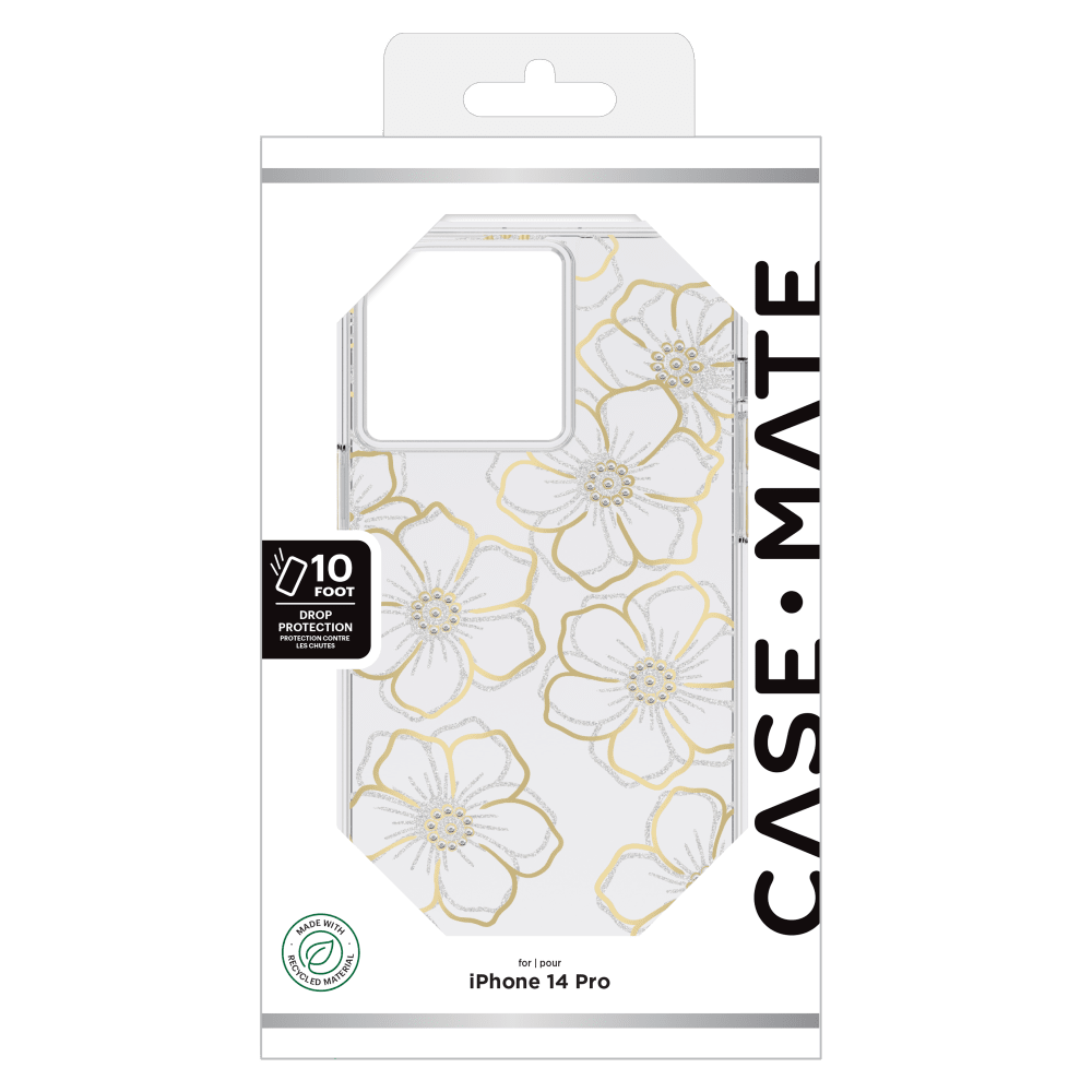 Case-Mate Floral Gems Case for Apple iPhone 14 Pro