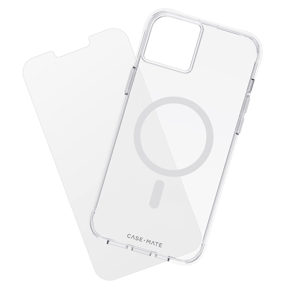 Case-Mate Protection Pack MagSafe Case and Glass Screen Protector for Apple iPhone 14 Plus