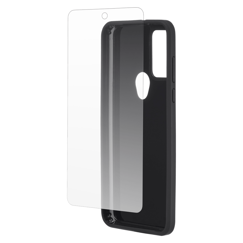 Case-Mate Protection Pack Tough Case and Glass Screen Protector for Motorola Moto G Play (2023)