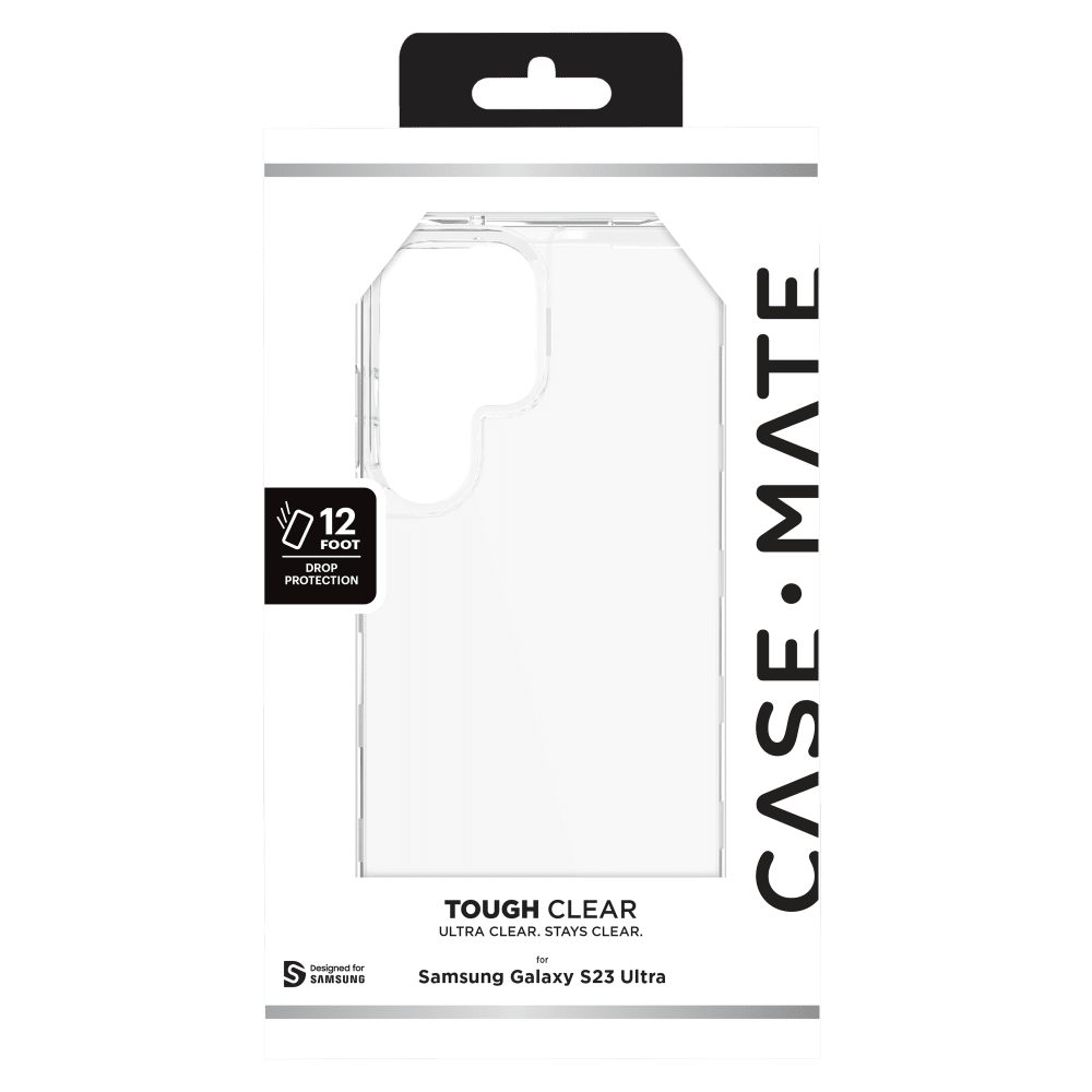Case-Mate Tough Case for Samsung Galaxy S23 Ultra- Clear